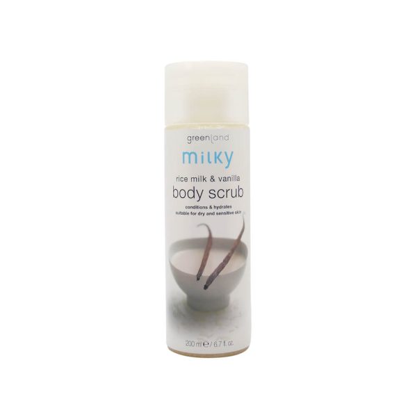 MILKY BODY SCRUB - rice milk & vanilla